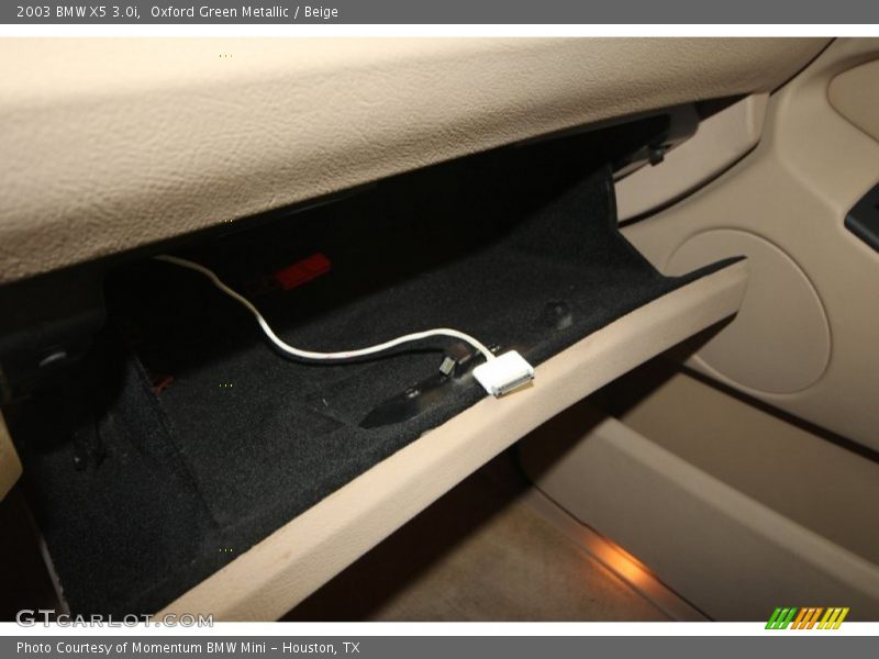 Oxford Green Metallic / Beige 2003 BMW X5 3.0i