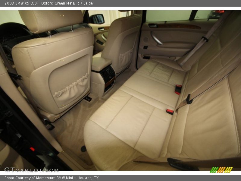 Oxford Green Metallic / Beige 2003 BMW X5 3.0i