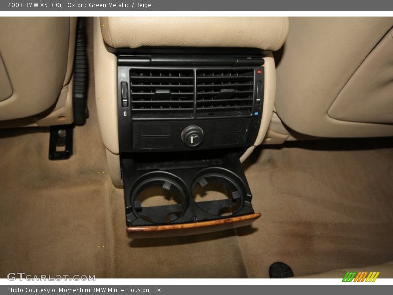 Oxford Green Metallic / Beige 2003 BMW X5 3.0i