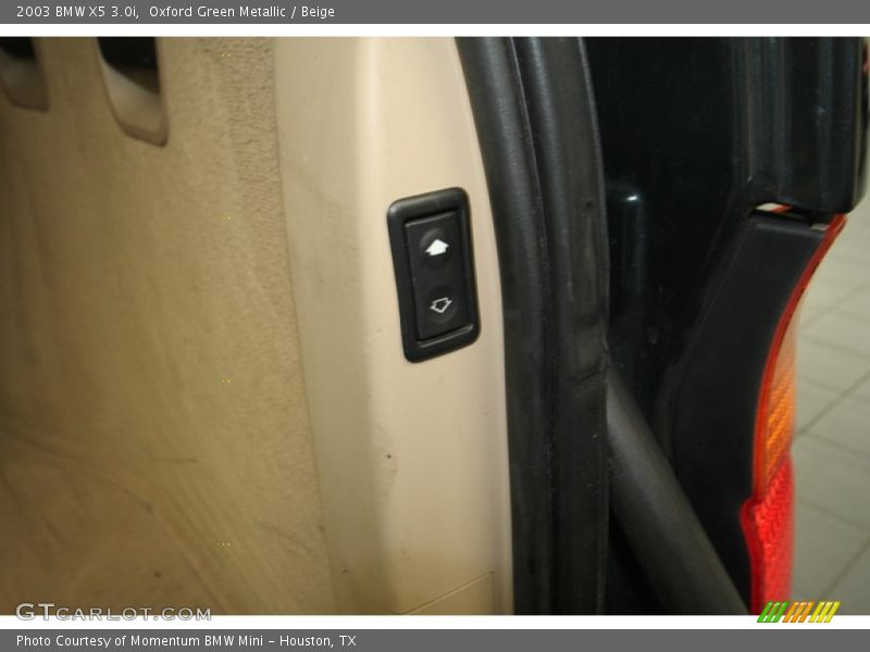 Oxford Green Metallic / Beige 2003 BMW X5 3.0i