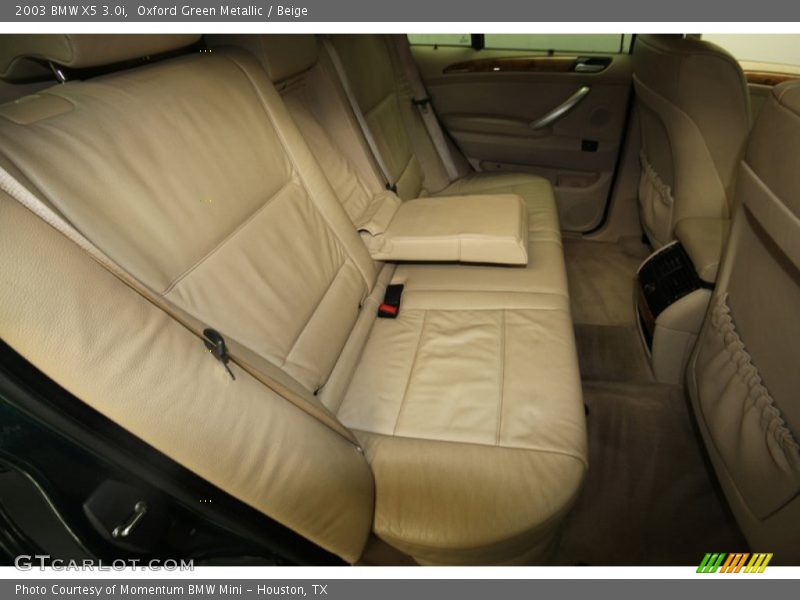 Oxford Green Metallic / Beige 2003 BMW X5 3.0i