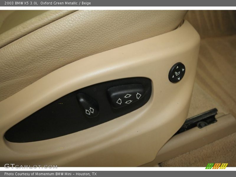 Oxford Green Metallic / Beige 2003 BMW X5 3.0i