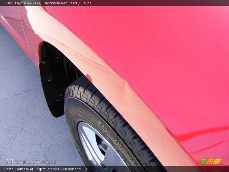 Barcelona Red Pearl / Taupe 2007 Toyota RAV4 I4