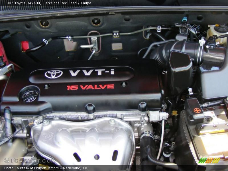 Barcelona Red Pearl / Taupe 2007 Toyota RAV4 I4