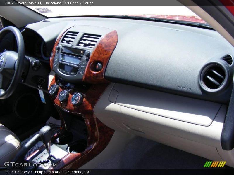 Barcelona Red Pearl / Taupe 2007 Toyota RAV4 I4