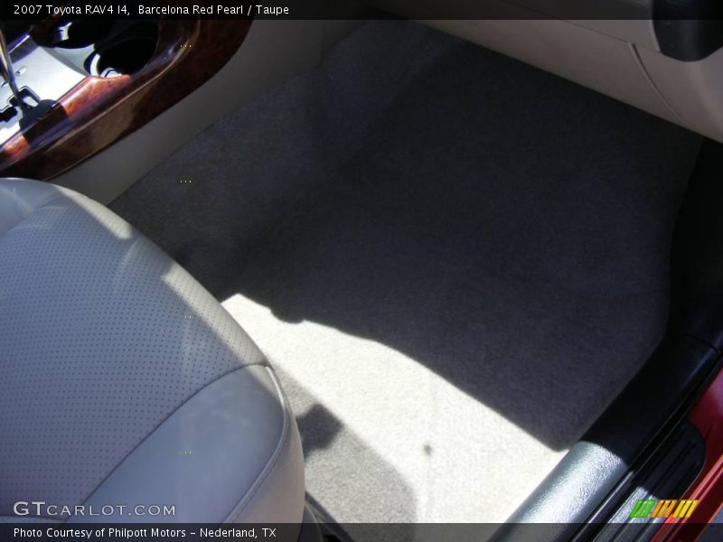 Barcelona Red Pearl / Taupe 2007 Toyota RAV4 I4