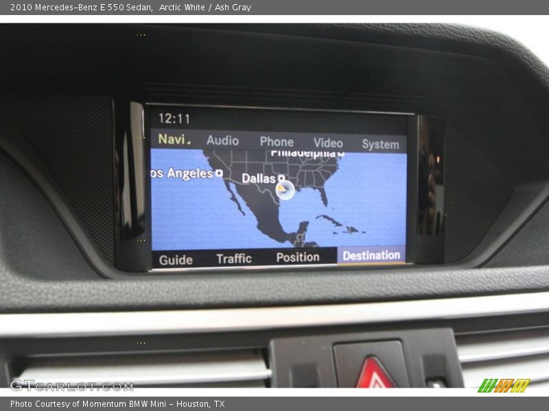 Arctic White / Ash Gray 2010 Mercedes-Benz E 550 Sedan