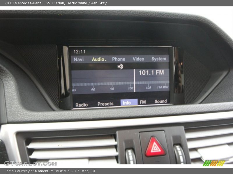Arctic White / Ash Gray 2010 Mercedes-Benz E 550 Sedan