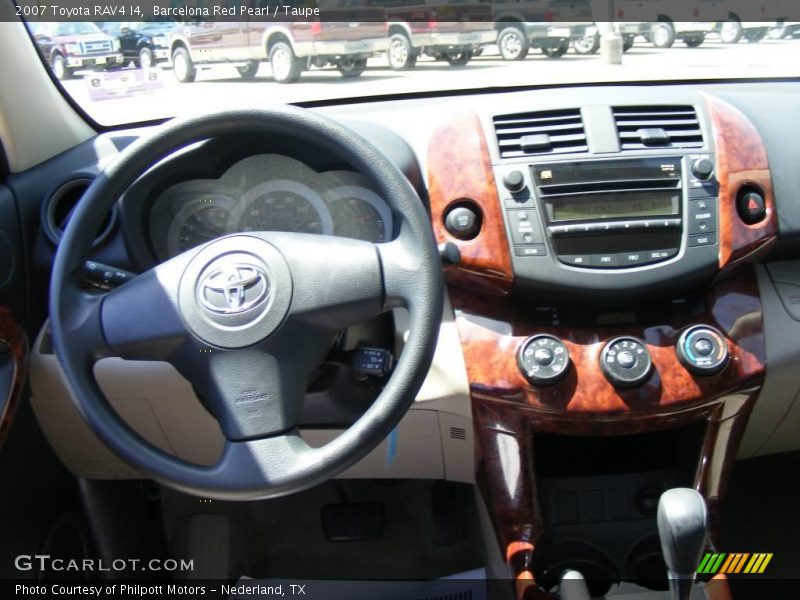 Barcelona Red Pearl / Taupe 2007 Toyota RAV4 I4