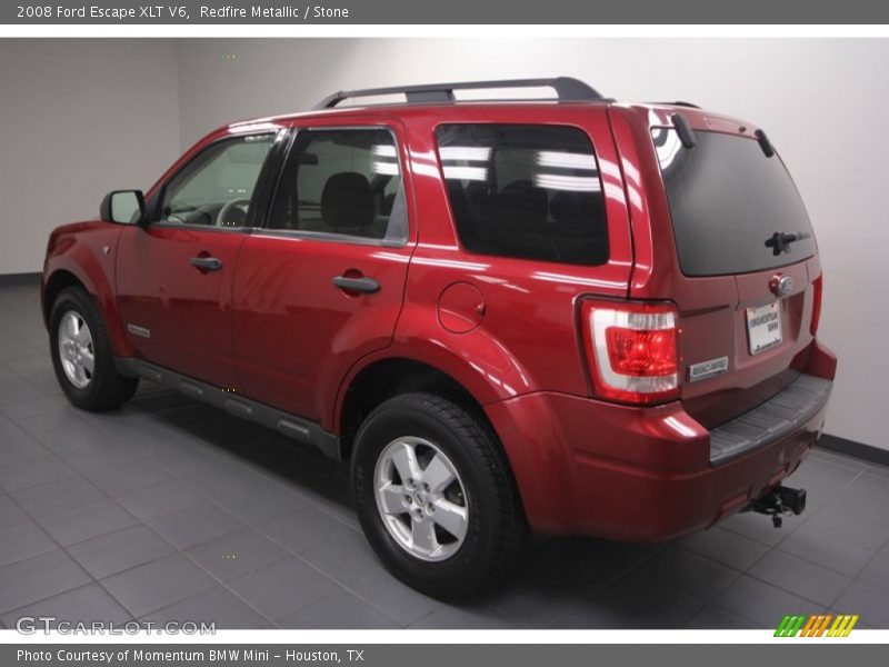 Redfire Metallic / Stone 2008 Ford Escape XLT V6