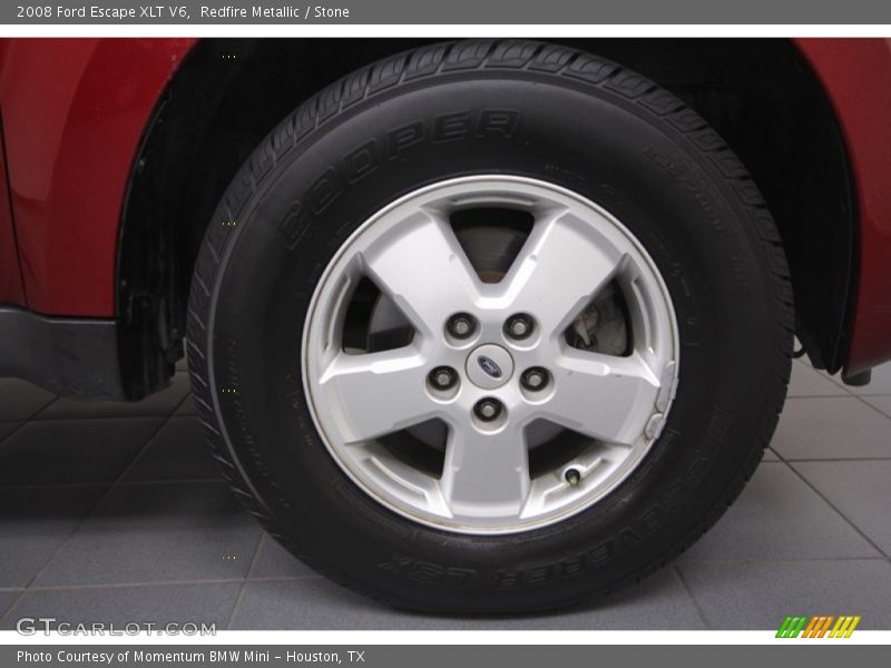 Redfire Metallic / Stone 2008 Ford Escape XLT V6