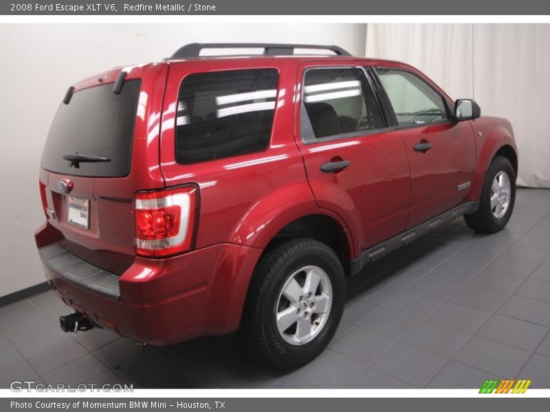 Redfire Metallic / Stone 2008 Ford Escape XLT V6