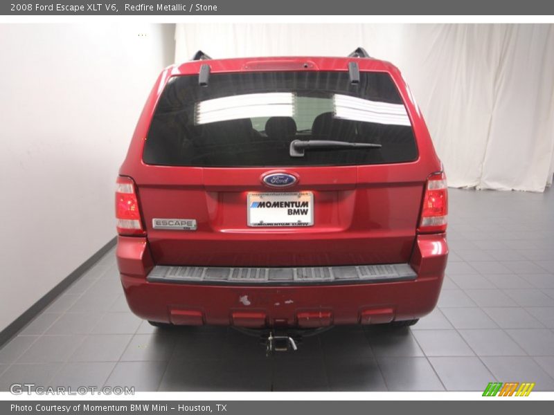 Redfire Metallic / Stone 2008 Ford Escape XLT V6