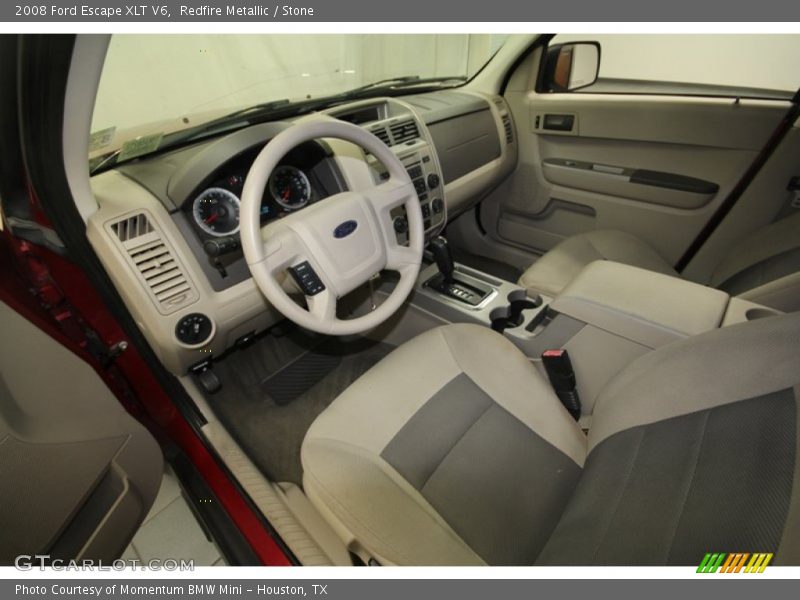 Redfire Metallic / Stone 2008 Ford Escape XLT V6