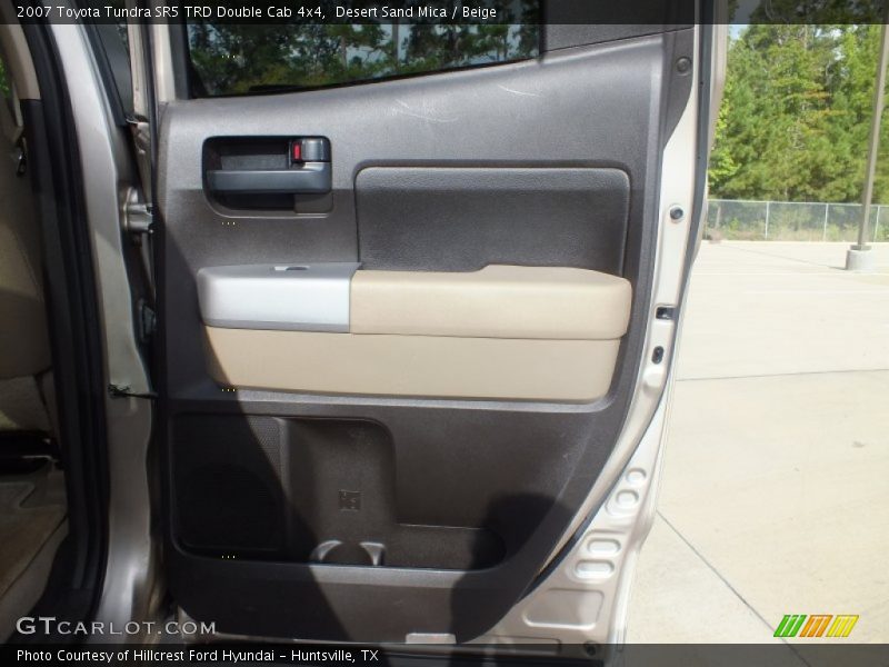 Desert Sand Mica / Beige 2007 Toyota Tundra SR5 TRD Double Cab 4x4