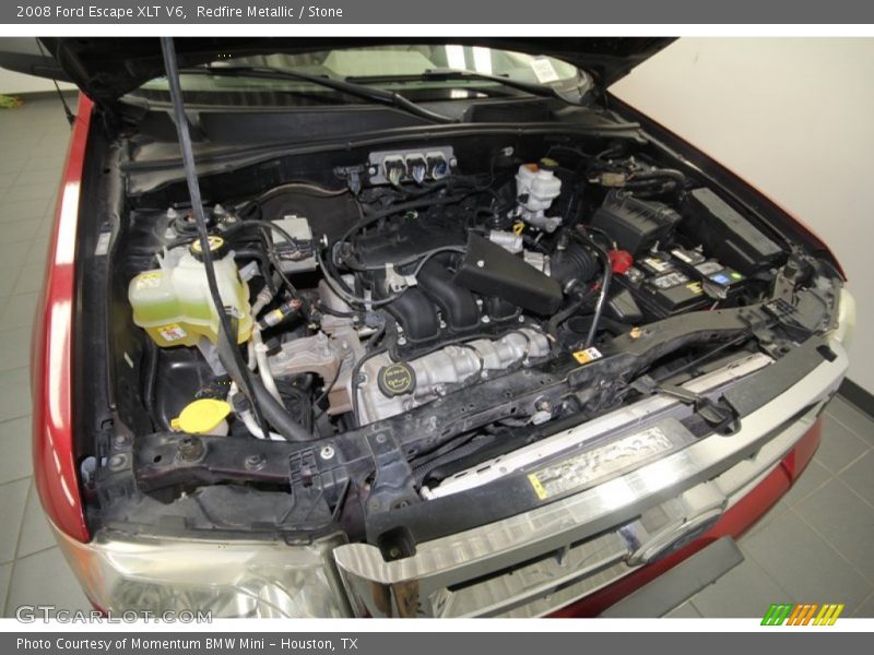 Redfire Metallic / Stone 2008 Ford Escape XLT V6