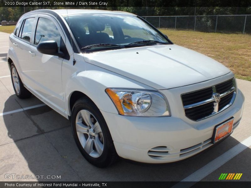Stone White / Dark Slate Gray 2010 Dodge Caliber SXT