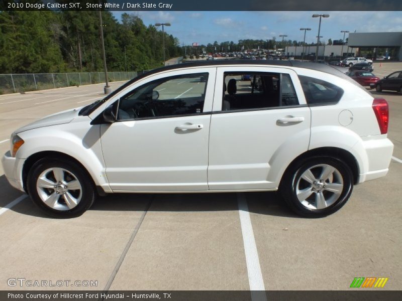 Stone White / Dark Slate Gray 2010 Dodge Caliber SXT