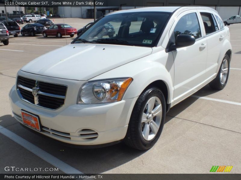 Stone White / Dark Slate Gray 2010 Dodge Caliber SXT