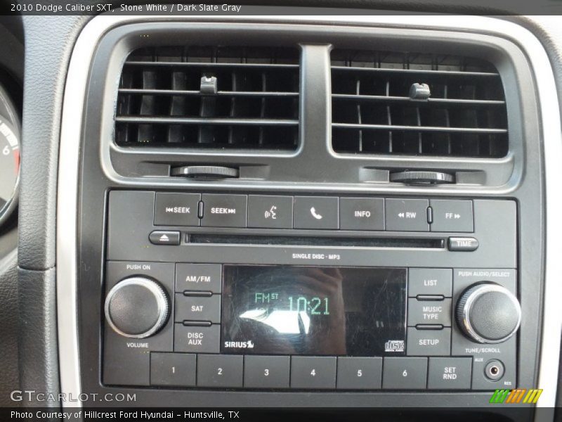 Stone White / Dark Slate Gray 2010 Dodge Caliber SXT