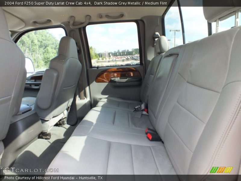Dark Shadow Grey Metallic / Medium Flint 2004 Ford F250 Super Duty Lariat Crew Cab 4x4