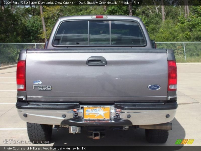 Dark Shadow Grey Metallic / Medium Flint 2004 Ford F250 Super Duty Lariat Crew Cab 4x4