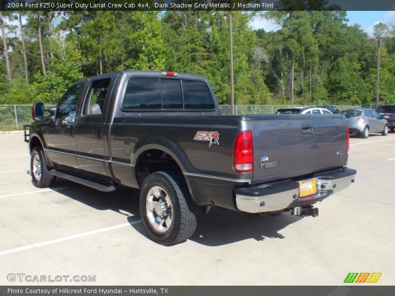 Dark Shadow Grey Metallic / Medium Flint 2004 Ford F250 Super Duty Lariat Crew Cab 4x4