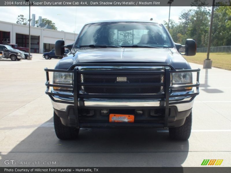 Dark Shadow Grey Metallic / Medium Flint 2004 Ford F250 Super Duty Lariat Crew Cab 4x4