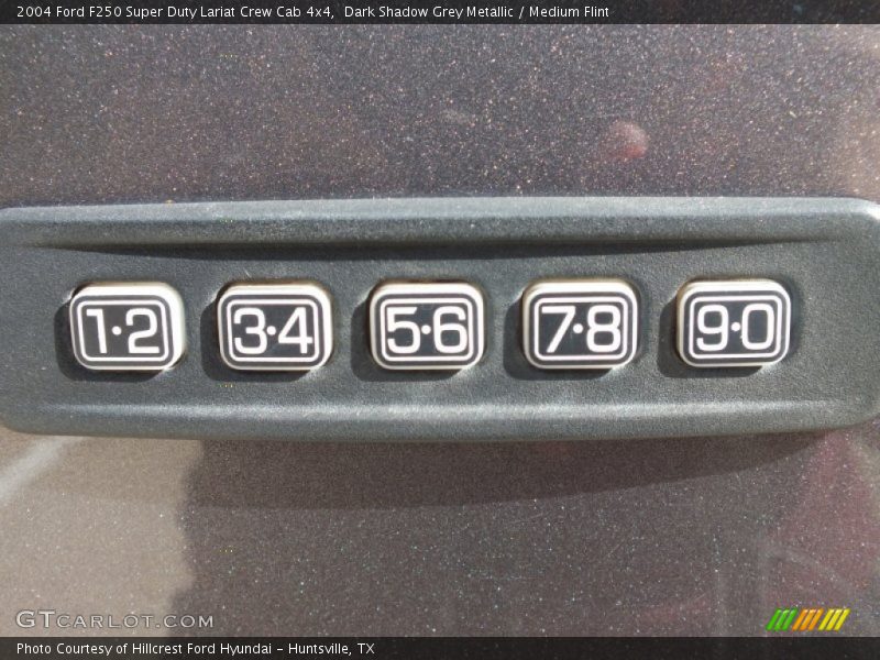 Dark Shadow Grey Metallic / Medium Flint 2004 Ford F250 Super Duty Lariat Crew Cab 4x4