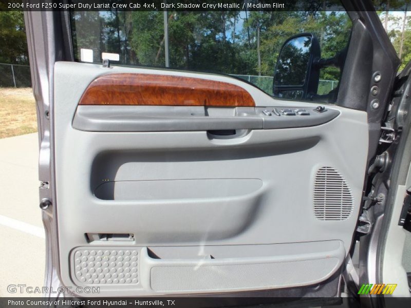 Dark Shadow Grey Metallic / Medium Flint 2004 Ford F250 Super Duty Lariat Crew Cab 4x4