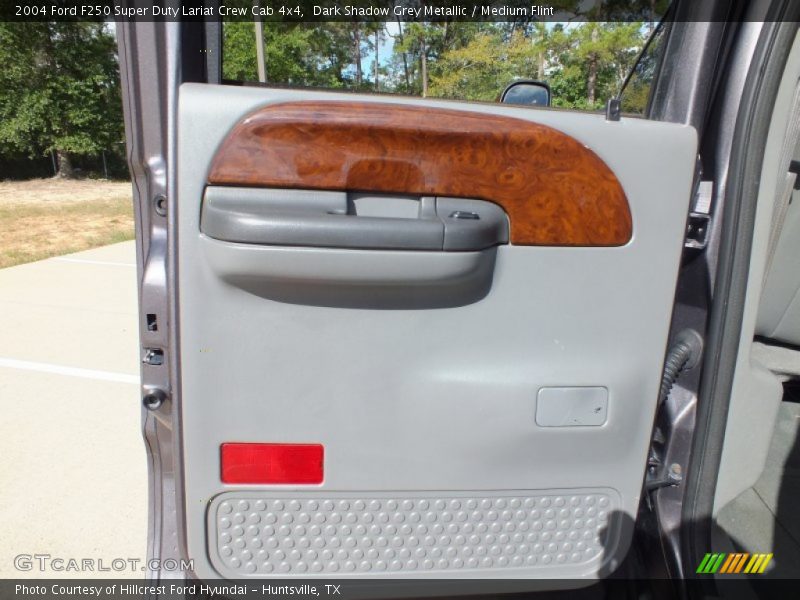 Dark Shadow Grey Metallic / Medium Flint 2004 Ford F250 Super Duty Lariat Crew Cab 4x4