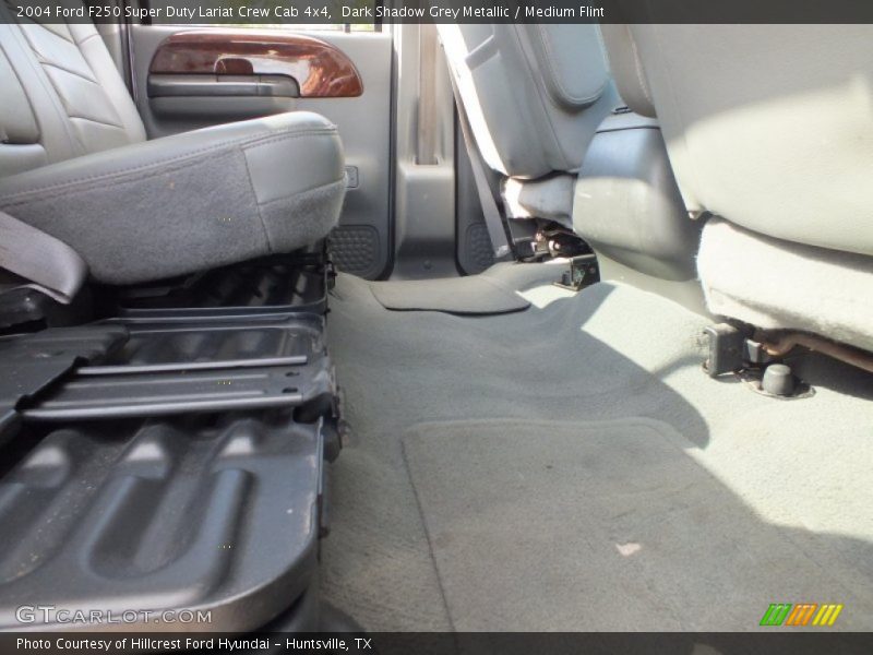 Dark Shadow Grey Metallic / Medium Flint 2004 Ford F250 Super Duty Lariat Crew Cab 4x4