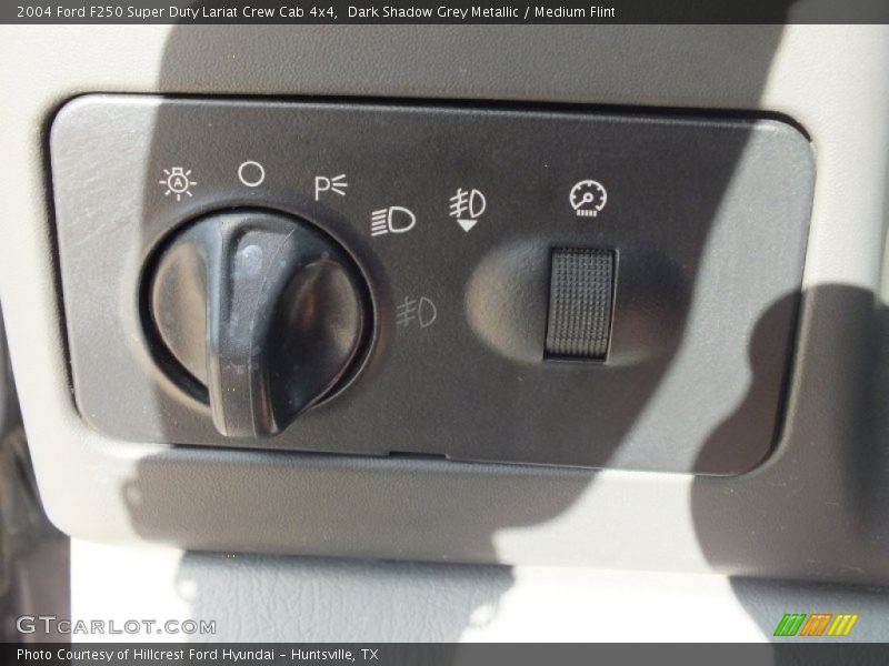 Dark Shadow Grey Metallic / Medium Flint 2004 Ford F250 Super Duty Lariat Crew Cab 4x4