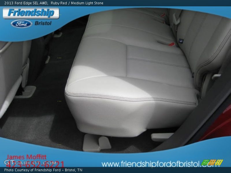 Ruby Red / Medium Light Stone 2013 Ford Edge SEL AWD