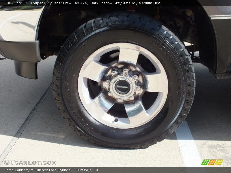 Dark Shadow Grey Metallic / Medium Flint 2004 Ford F250 Super Duty Lariat Crew Cab 4x4