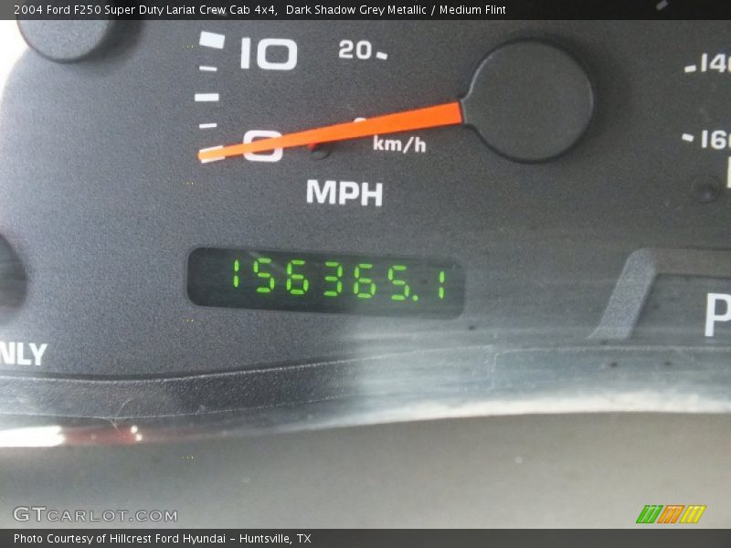Dark Shadow Grey Metallic / Medium Flint 2004 Ford F250 Super Duty Lariat Crew Cab 4x4