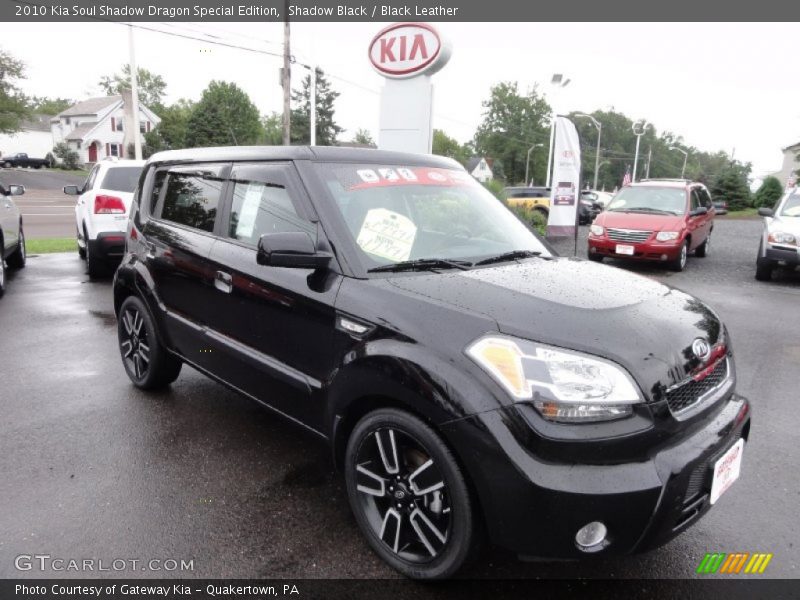 Shadow Black / Black Leather 2010 Kia Soul Shadow Dragon Special Edition