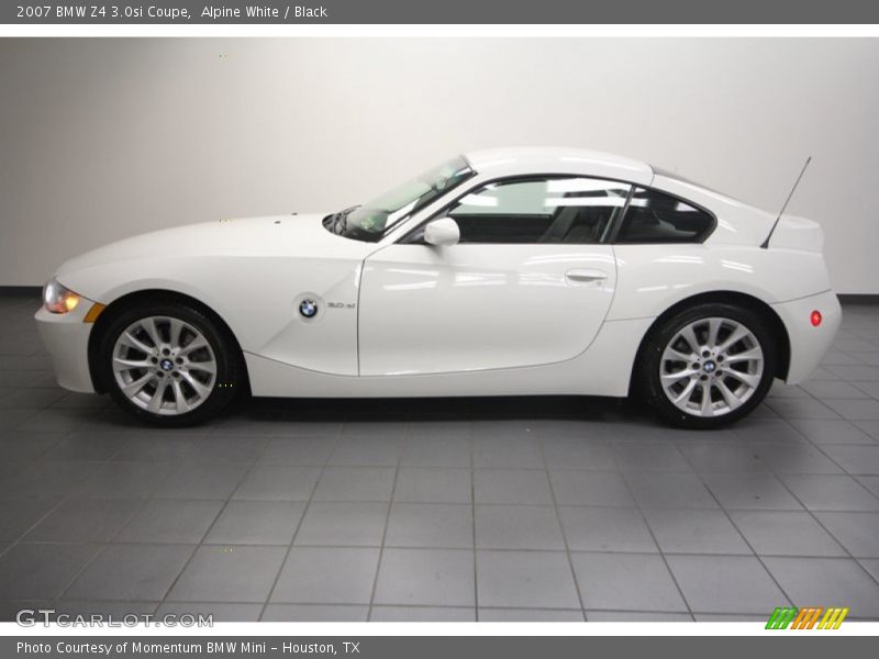 Alpine White / Black 2007 BMW Z4 3.0si Coupe