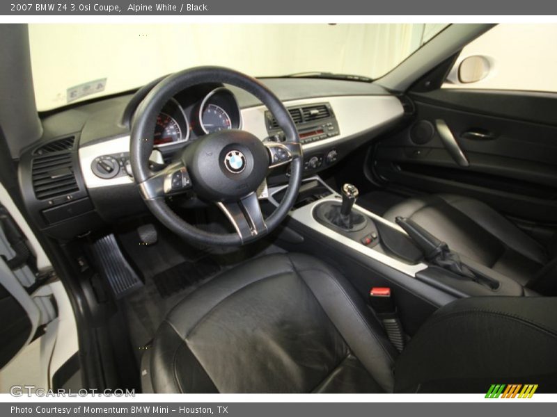Alpine White / Black 2007 BMW Z4 3.0si Coupe