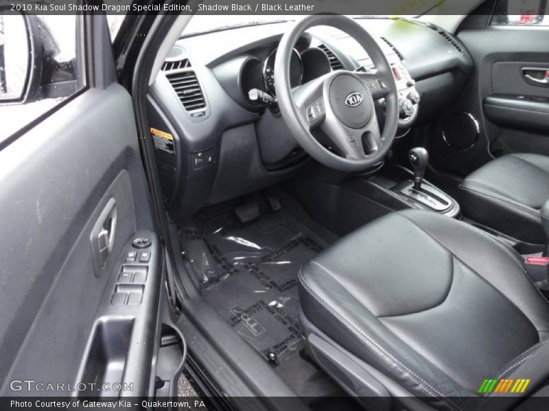 Black Leather Interior - 2010 Soul Shadow Dragon Special Edition 
