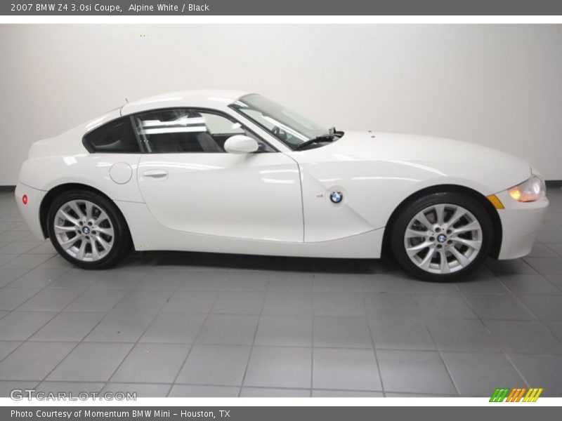 Alpine White / Black 2007 BMW Z4 3.0si Coupe