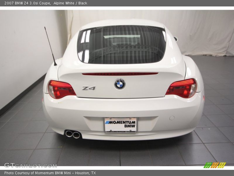 Alpine White / Black 2007 BMW Z4 3.0si Coupe