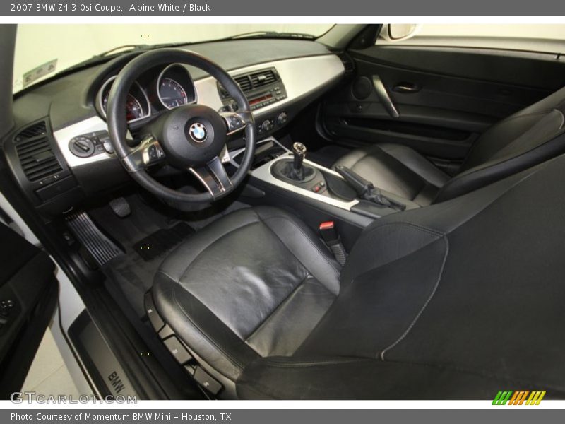 Alpine White / Black 2007 BMW Z4 3.0si Coupe