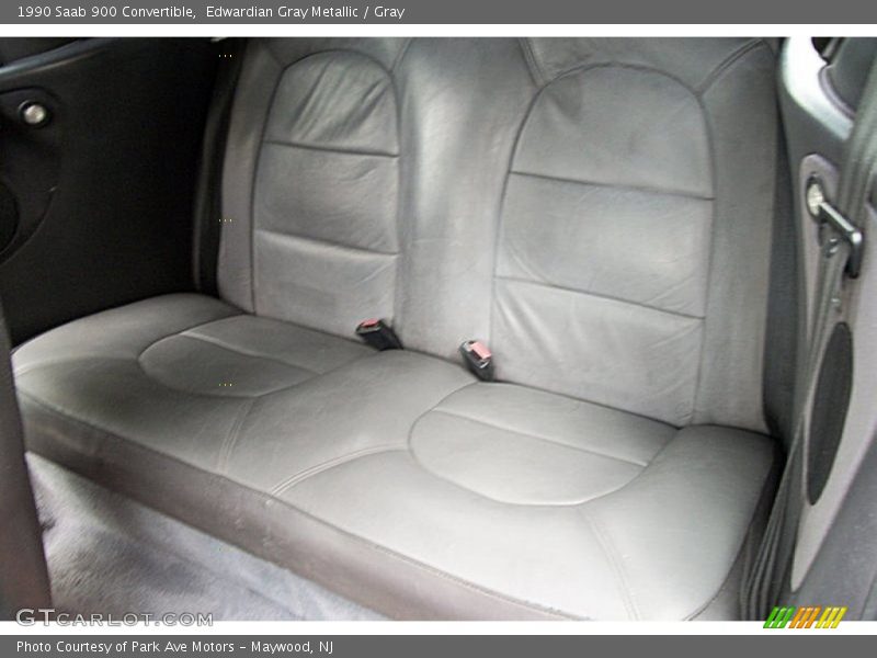 Edwardian Gray Metallic / Gray 1990 Saab 900 Convertible