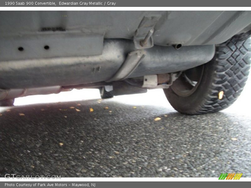 Edwardian Gray Metallic / Gray 1990 Saab 900 Convertible