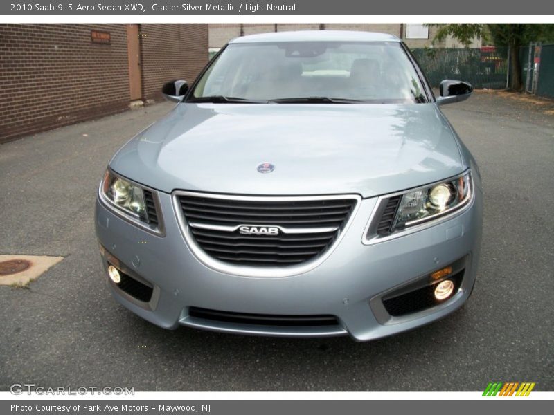 Glacier Silver Metallic / Light Neutral 2010 Saab 9-5 Aero Sedan XWD