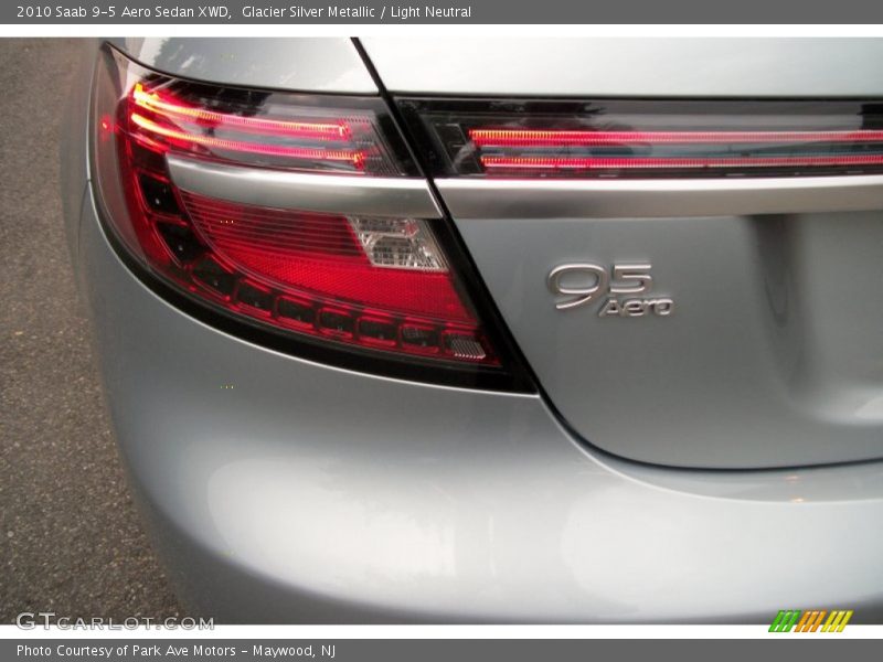 Glacier Silver Metallic / Light Neutral 2010 Saab 9-5 Aero Sedan XWD