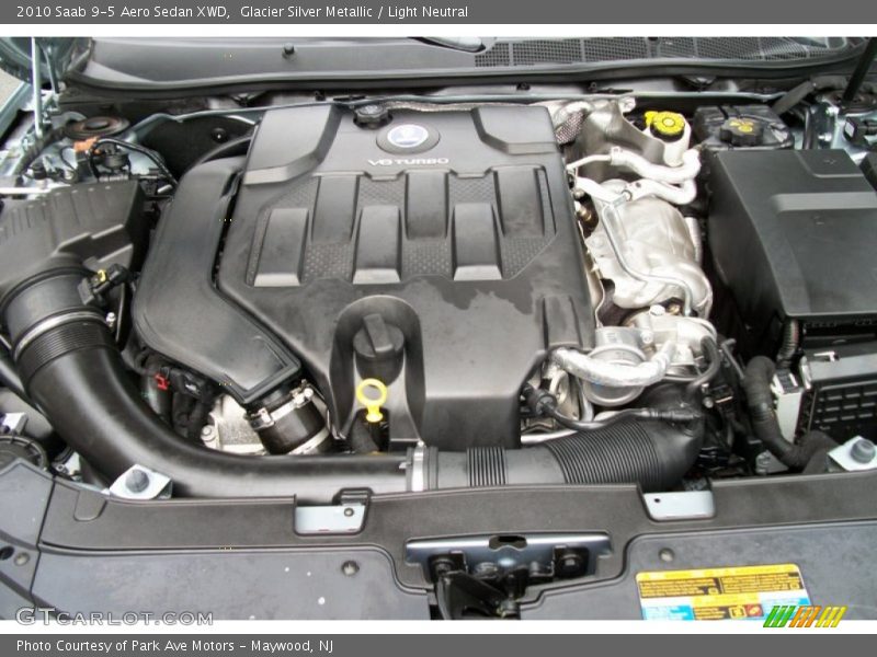 Glacier Silver Metallic / Light Neutral 2010 Saab 9-5 Aero Sedan XWD