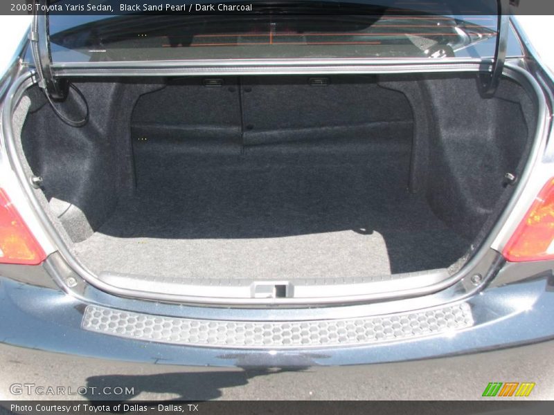 Black Sand Pearl / Dark Charcoal 2008 Toyota Yaris Sedan