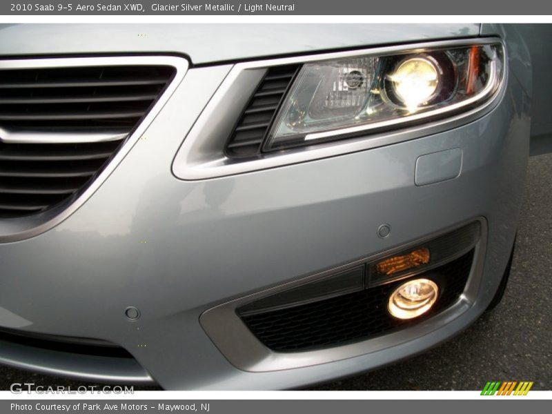 Glacier Silver Metallic / Light Neutral 2010 Saab 9-5 Aero Sedan XWD